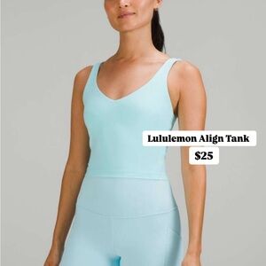 lululemon athletica Align Tank - Soft Aqua